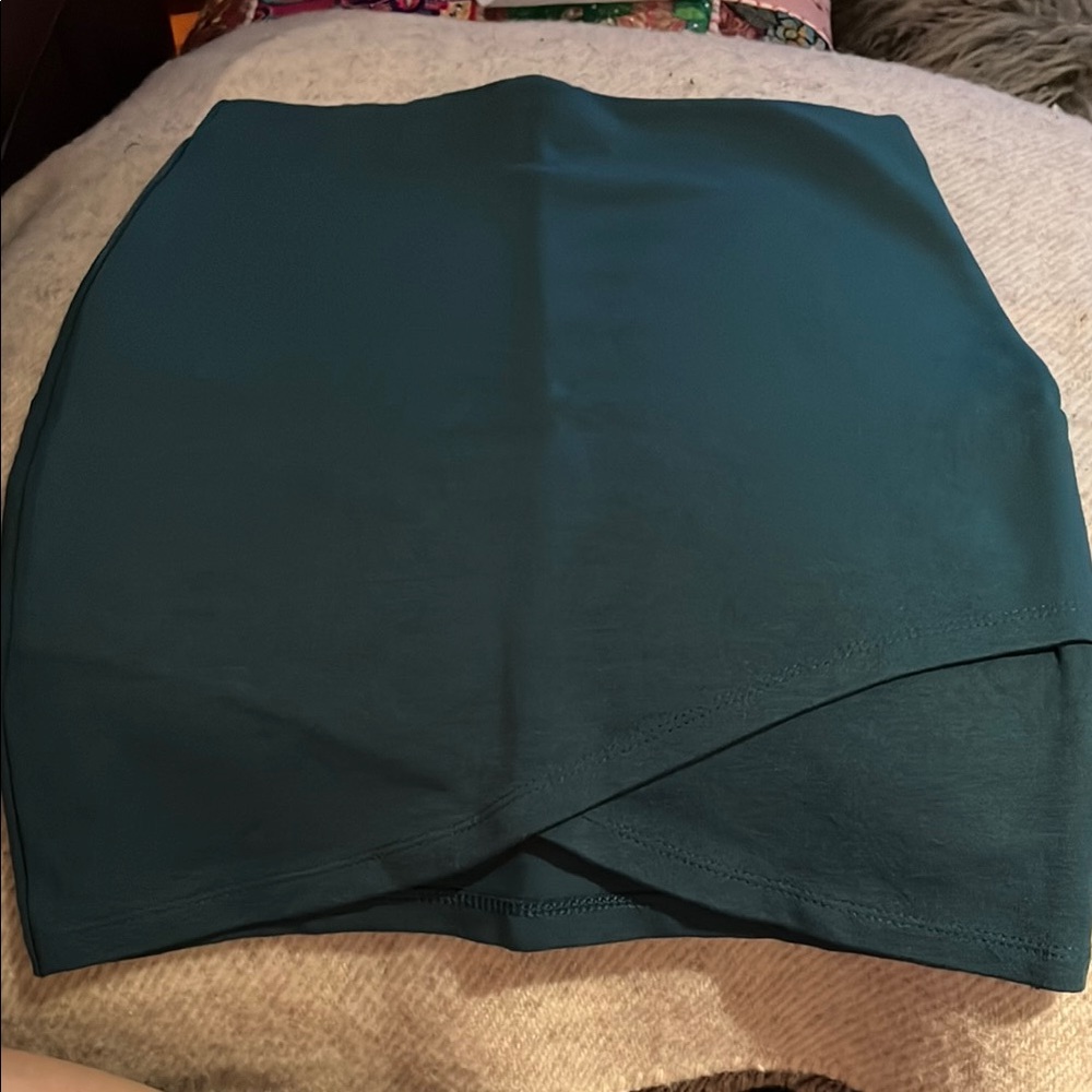 Sunday Best Teal Mini Skirt